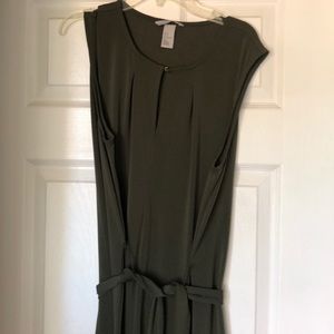 Olive green dress
